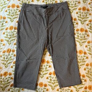 Zac & Rachel Gingham Capri Pant